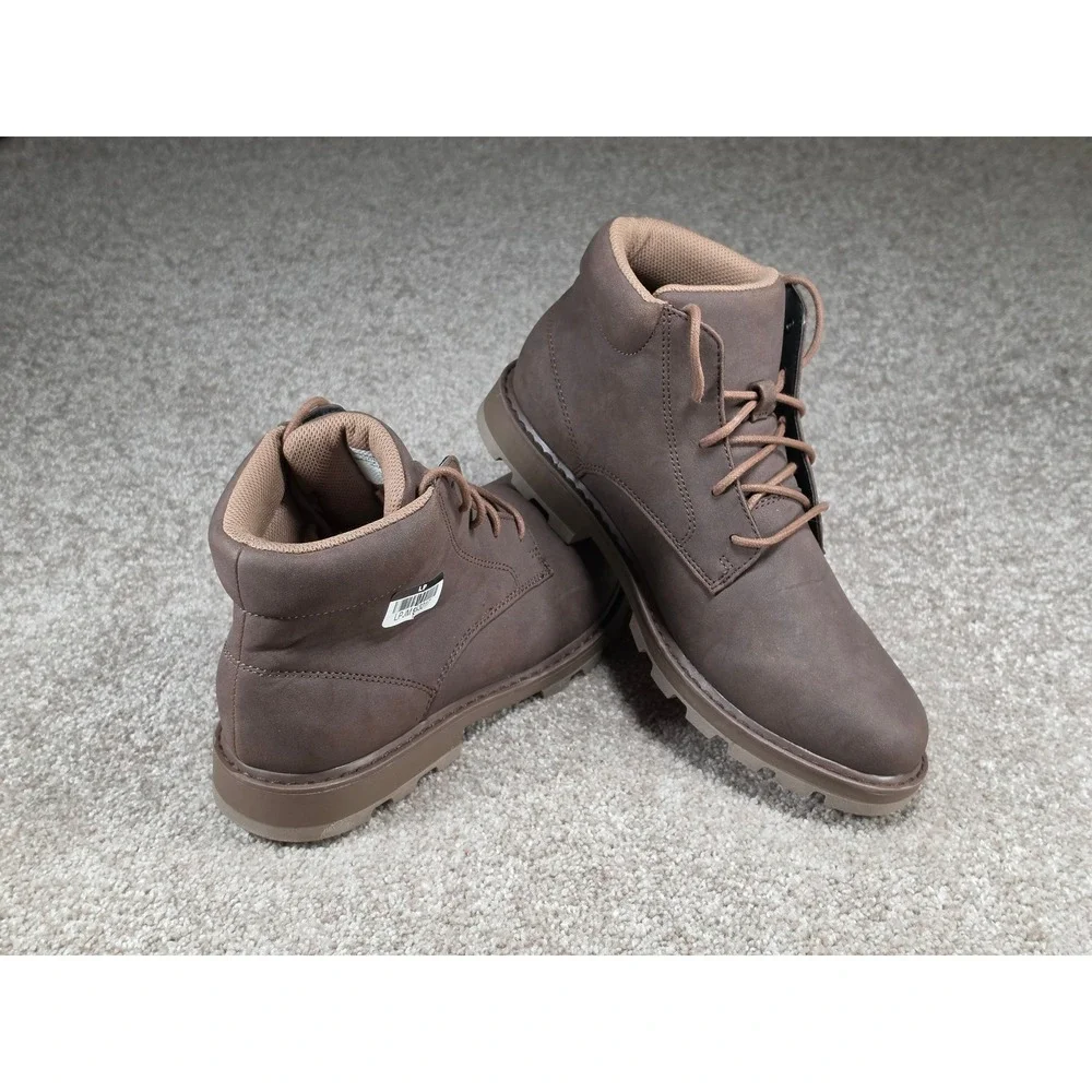 Goodfellow & Co Mens Maynard Chukka Boots Brown Lace Up Ankle Lug Sole Size 10